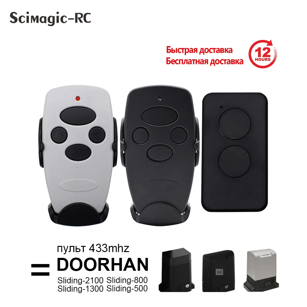 Imagem -05 - Porhan Transmitter Garagem Porta Controle Remoto 433mhz 50 Pcs