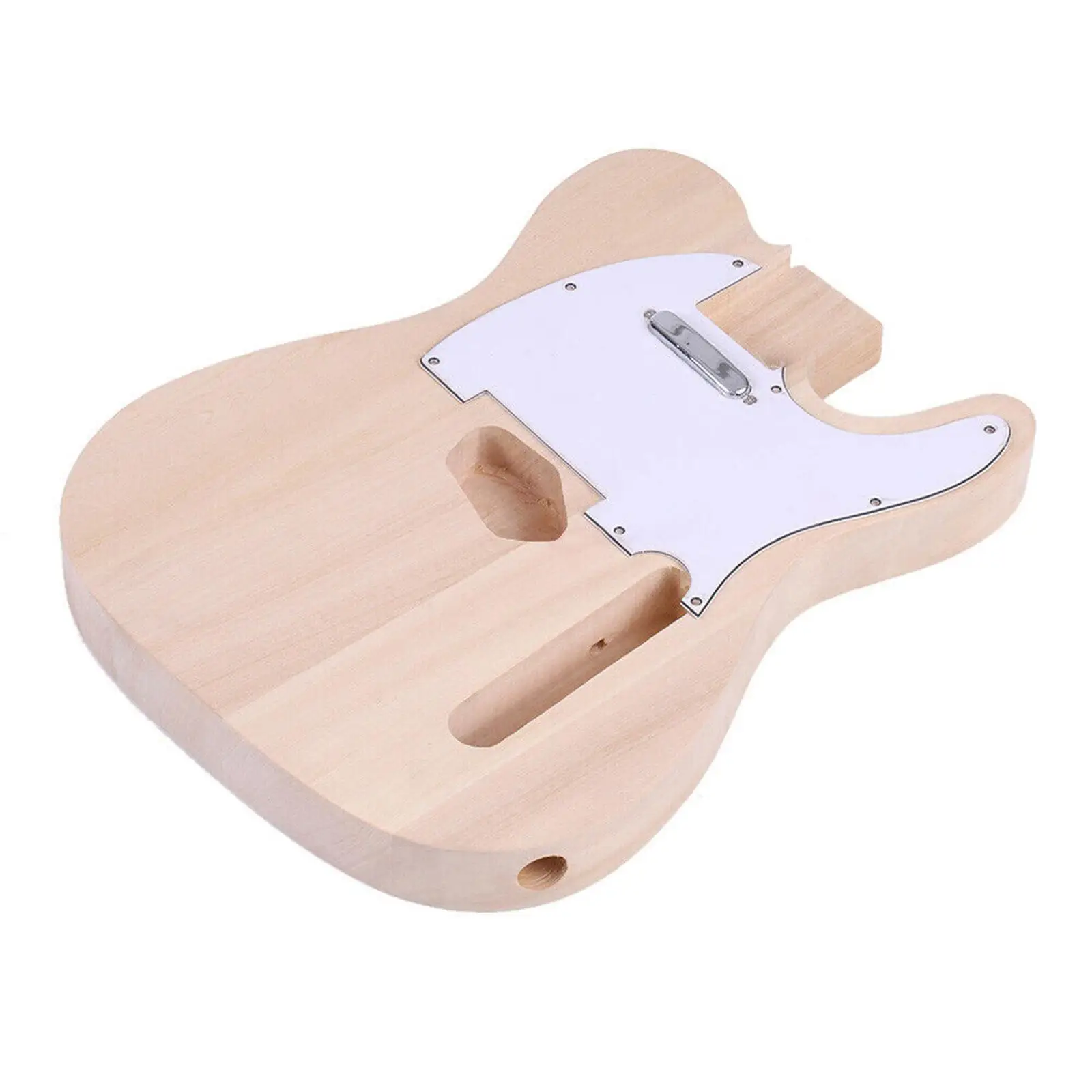 Rosewood Fretboard Electric Guitar Kit Custom Wood Body DIY Beginner Build Blocks for Musical Accessories
