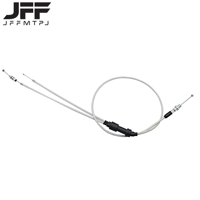 Carburetor Dirt Bike Dual Throttle Grip Cable Wire for PZ30mm Accelerate Pump Carb Modified Carburetor Extended Dirt Bike