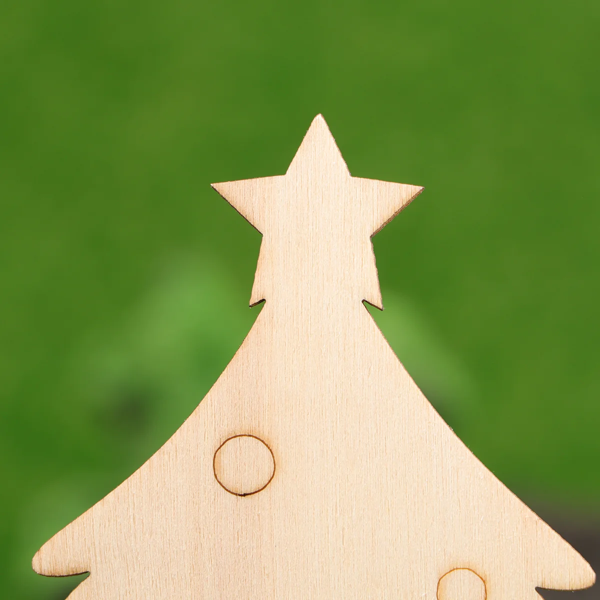 

2pcs Christmas Tree Wooden Plaque Smooth Safe Kids Drawing Board Xmas Ornament Home Desk Decor Craft Sewing Tool Accessory