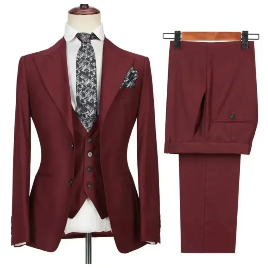 Elegante Herresæt - Slim Fit 3 Dele - close-up view