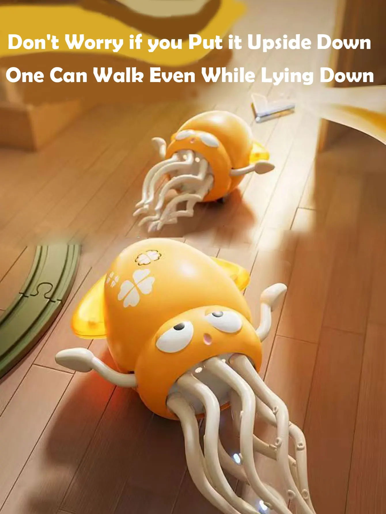 Electric Dancing Octopus Toy Crawling Dancing Automatic Obstacle Avoidance Octopus Sensor Toy Creative Magic Crazy 8-Leg