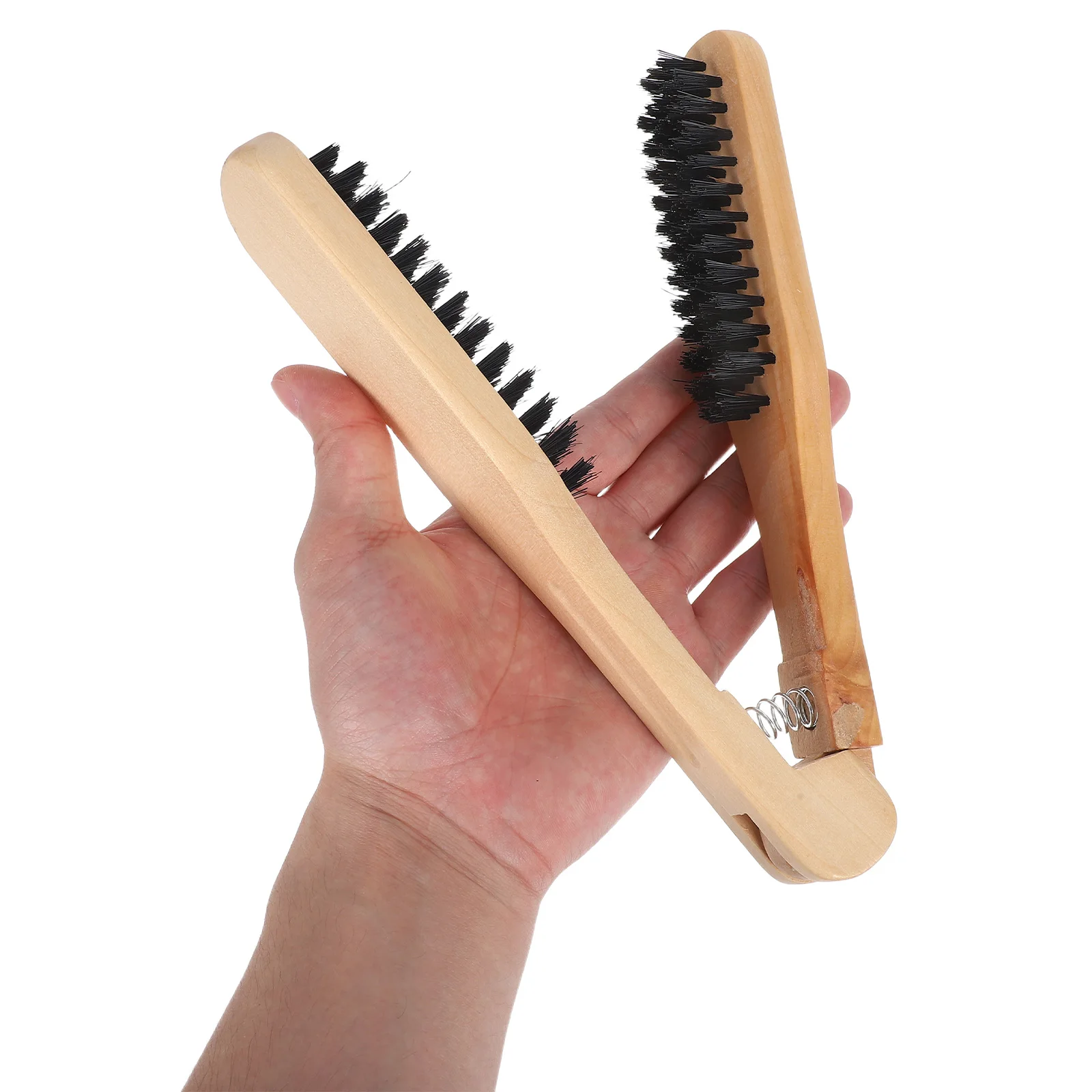 

Деревянный выпрямитель для волос, щетка с щетиной, гладкая антистатическая женская расческа для выпрямления волос, инструмент для увеличения объема, моделирование вьющихся волос
