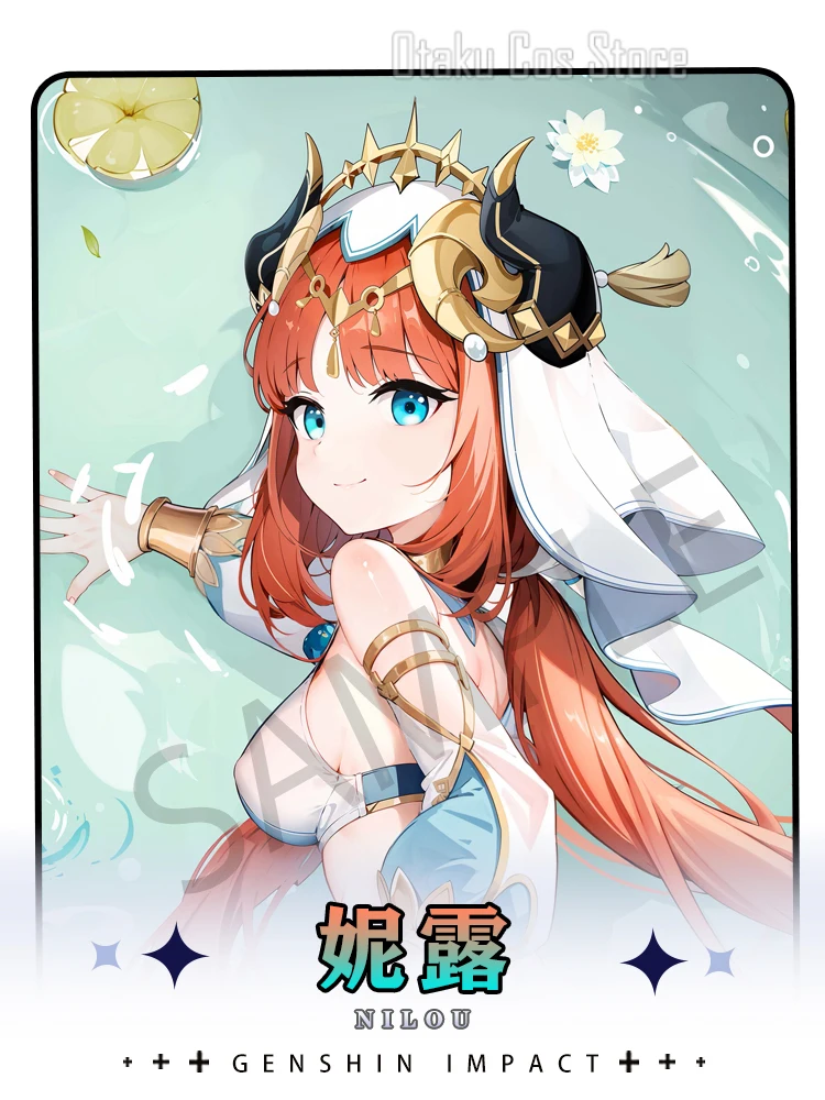 Genshin аниме Impact Nilou сексуальный Dakimakura 2WAY чехол для тела японский отаку наволочка постельные принадлежности подарки HY