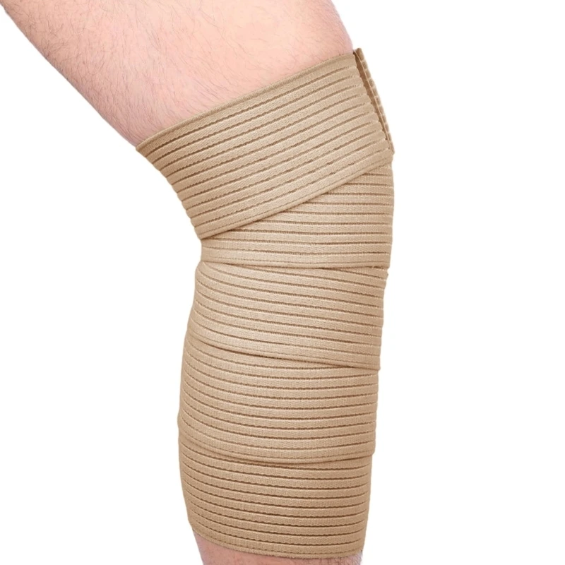 Light Weight Breathable Knee Support Sleeve Elastic Athletic Bandage For Fitness 4XBB