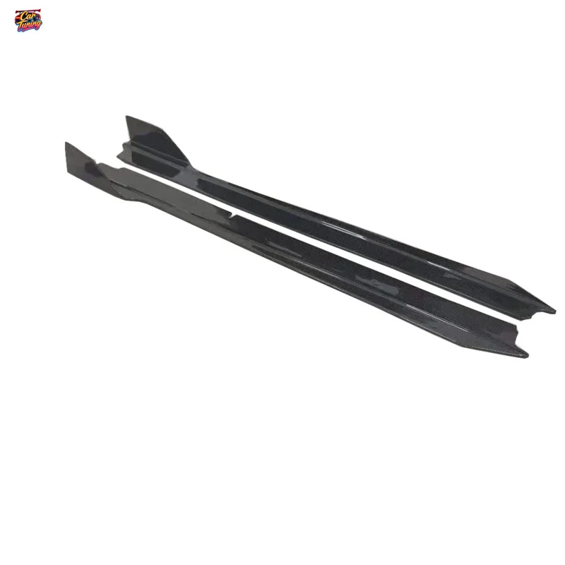 

for Lamborghini Huracan LP610 2014 2015 2016 Auto Racing Car Skirts Real Carbon Fiber Side Bumper Extension Skirt Splitter