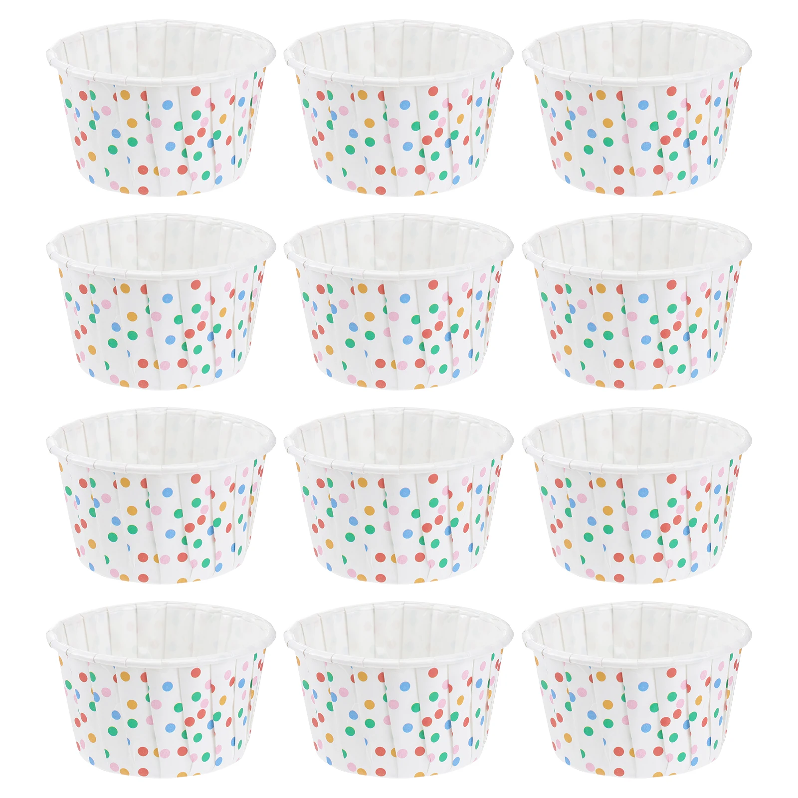 

100 Pcs Oil Paper Cup Snack Cups Baking Treat for Desserts Oversized Cake Holder