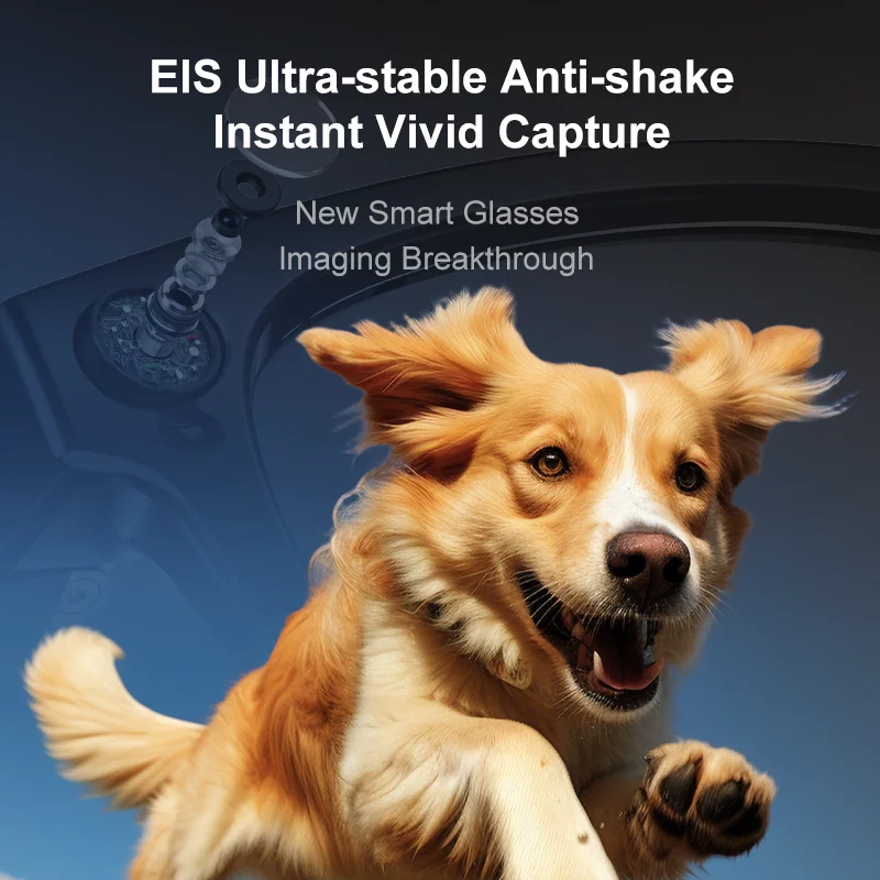 IMIKI AI Smart-Brille mit 8 MP Kamera, Videoaufzeichnung, über 100 Sprachen, Übersetzung, Sonnenbrille, Bluetooth-Anruf, Musikwiedergabe, Männer und Frauen