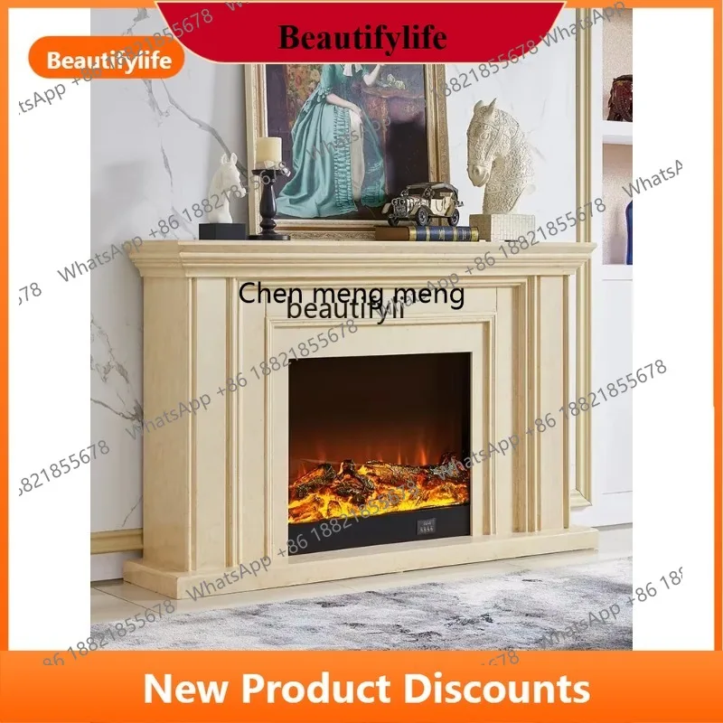 D178   1.5 meters American fireplace decorative cabinet imitation marble simple European fireplace rack electric fireplace core