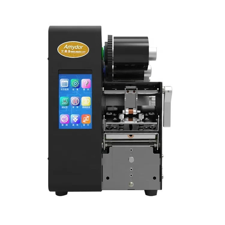 AMD41F Digital Business Cards Hot Stamping Machine Business Card Printer for Garment Tags Printing
