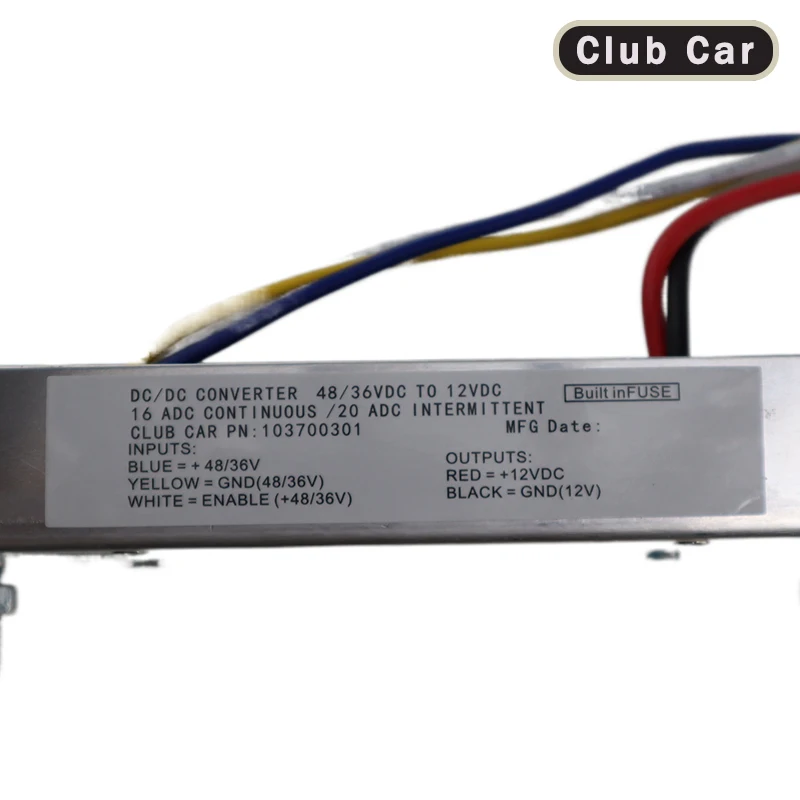 36/48V step down to 12V converter regulator power supply module buck transformer voltage reducer for clubcar golf car 103700301