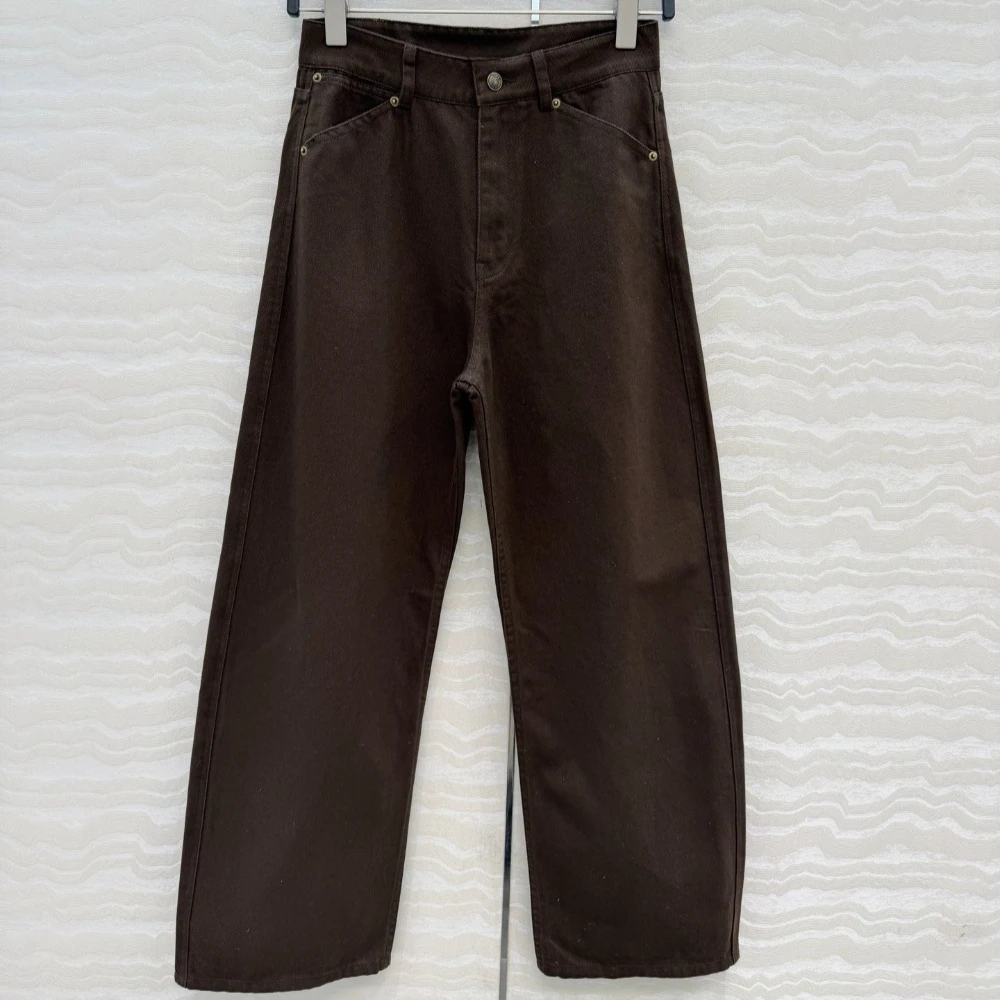 Imported Twill Weave Original Color Washed Fabric Jeans