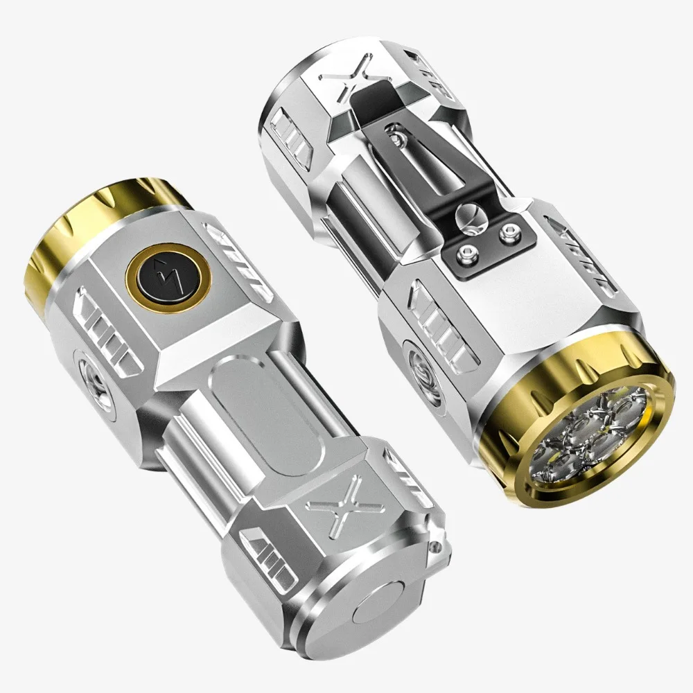 Super Bright Rechargeable Flashlight 8-Eye Monster Portable Torch for Home Outdoor and Long-Distance Lighting Durable & Compact