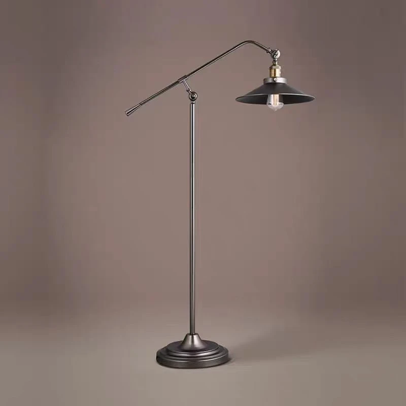 Modern Retro Metallic Gloss Led Living Room Floor Lamp Home Decoration Interior Lighting Bedroom Study Bed Floor Lamp