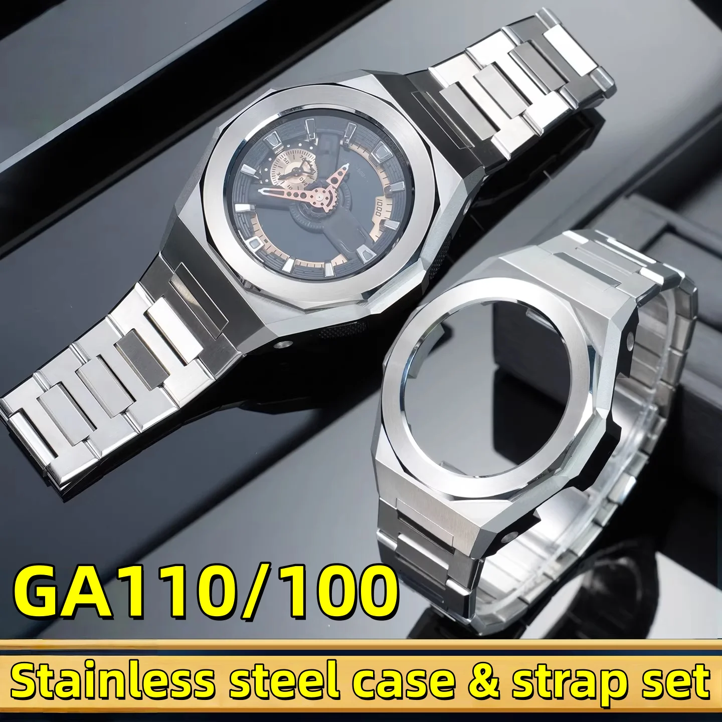 kit-de-modification-ga110-pour-casio-g-shock-ga-110-ga-120-ga100-boitier-de-montre-en-acier-inoxydable-bracelet-en-caoutchouc-accessoires