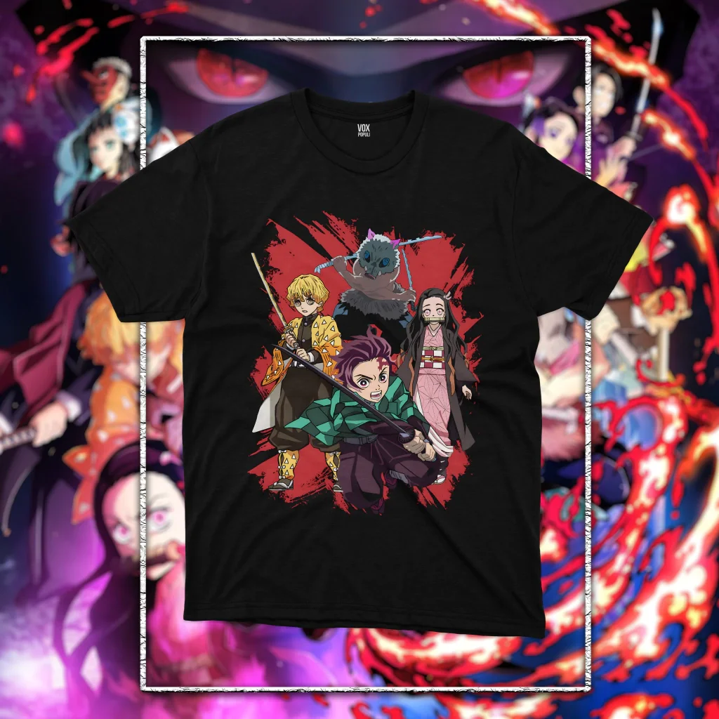 KIMETSU TODOS unisex Anime cotton shirt outdoor recreation tee