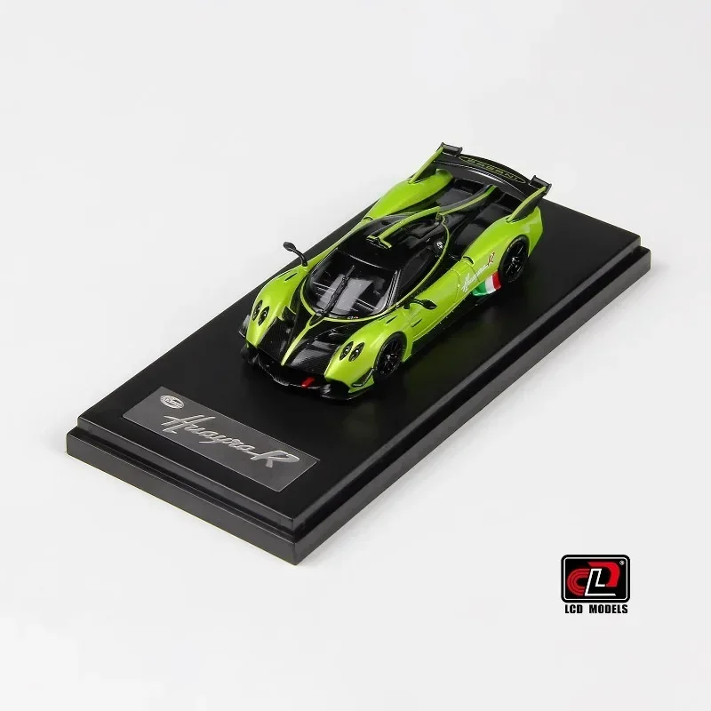 Pagani Huayra R-vehículo de juguete de aleación, modelo de Metal fundido a presión, LCD 1/64, regalos