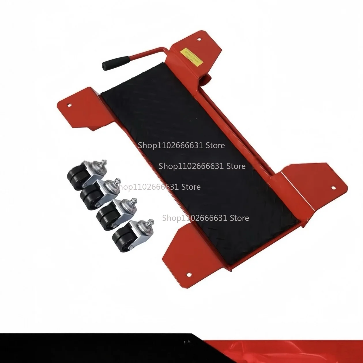 Motorcycle Centre Stand Moving Dolly Trolley Platform 360 Degree Casters Trailer Moving Carrier for Motorbike