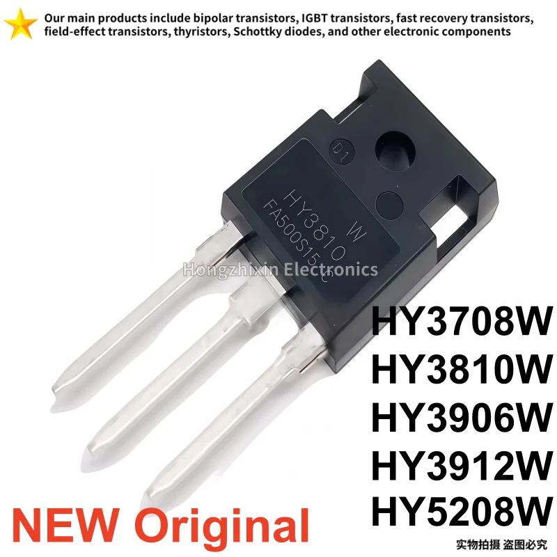 10 for sale HY3708W TO-247 HY3708 HY3810W HY3810 HY3906W HY3906 HY3912W HY3912 HY5208W HY5208 Field-effect transistor