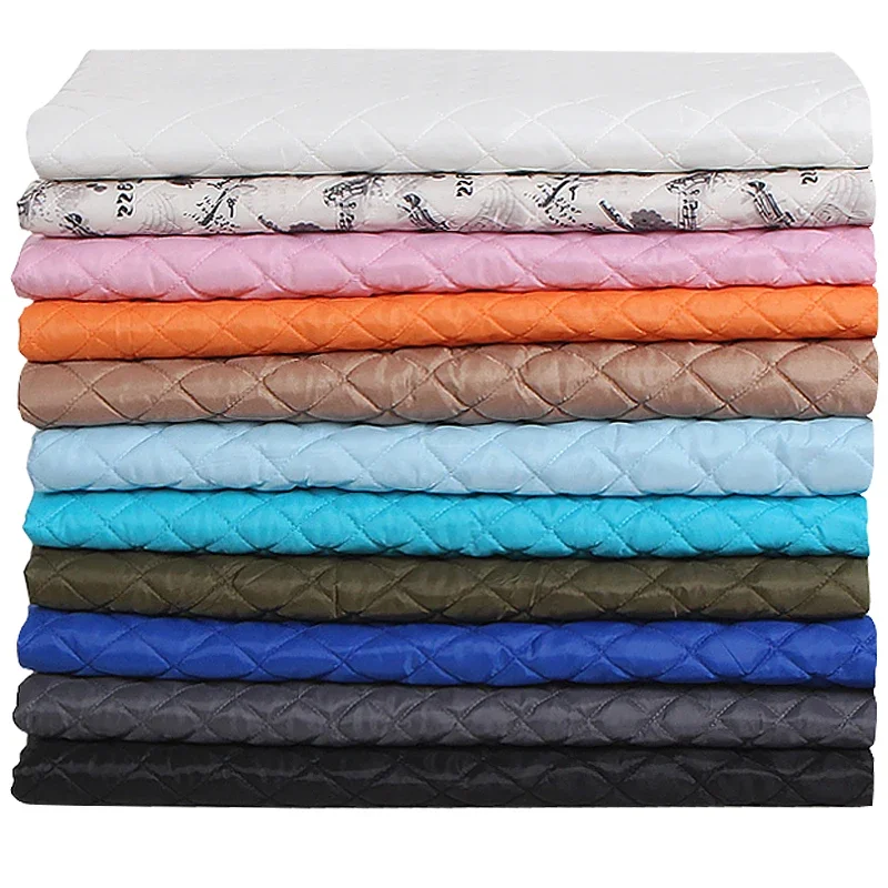 0.5/1m Thick Quilted Cotton Fabric For Bedding Coat Cotton Clothing Lining Composite Compression Lining DIY Fabric TJ20866