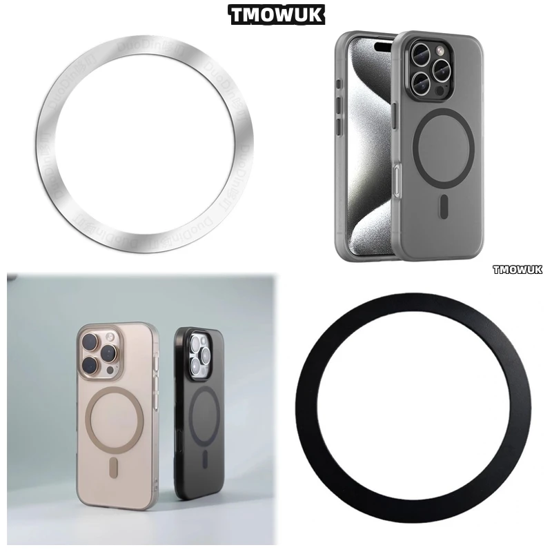 

For IPhone 13-16 Pro Max Plus Mini Magsafe Magnetic Metal Plate Ring Sticker For Wireless Charging