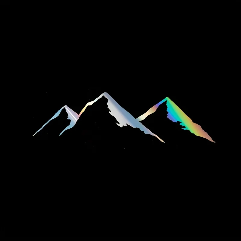 

1Pc Mountain Range Vinyl Car Decal, Waterproof Removable Self-Adhesive Sticker for Car Trunk Window Glass Body Exterior Decor