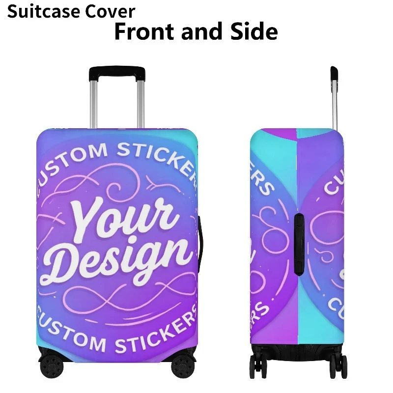 Custom Luggage Covers; Choose Your Own Design. Ideal for Business and Leisure Travel; Fits Suitcases Ranging from 18 to 32 Inche