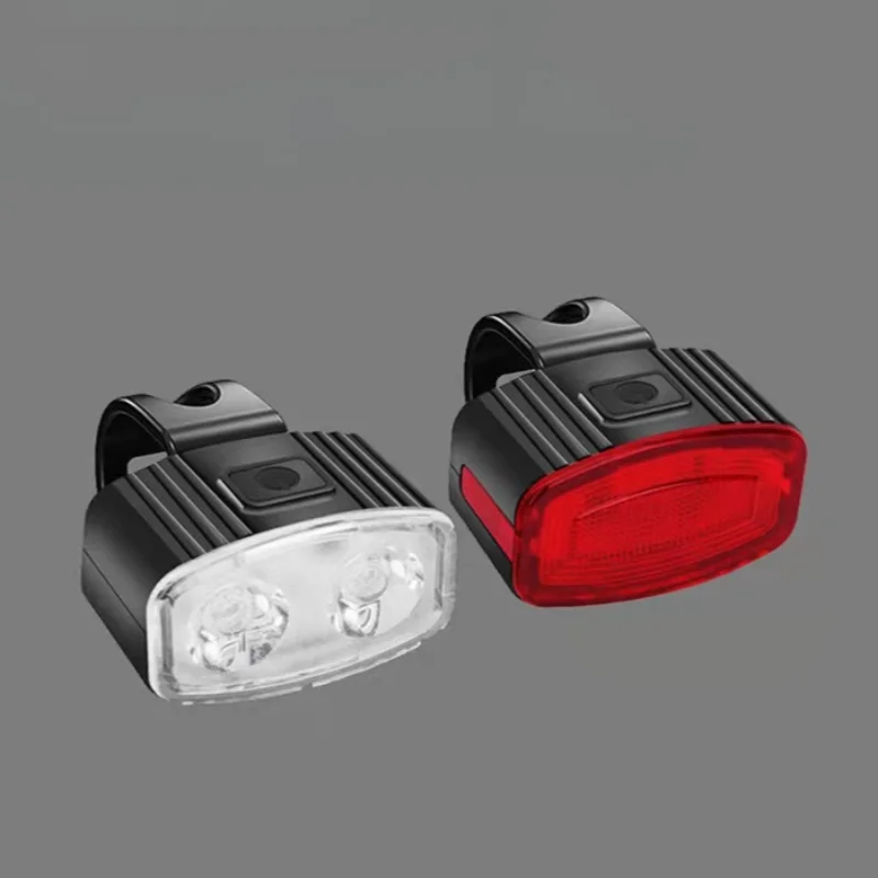 المصابيح الخلفية للدراجة LED، قابلة لإعادة الشحن عبر USB، ضوء أحمر للدراجة الجبلية على الطرق، ضوء خلفي أمامي