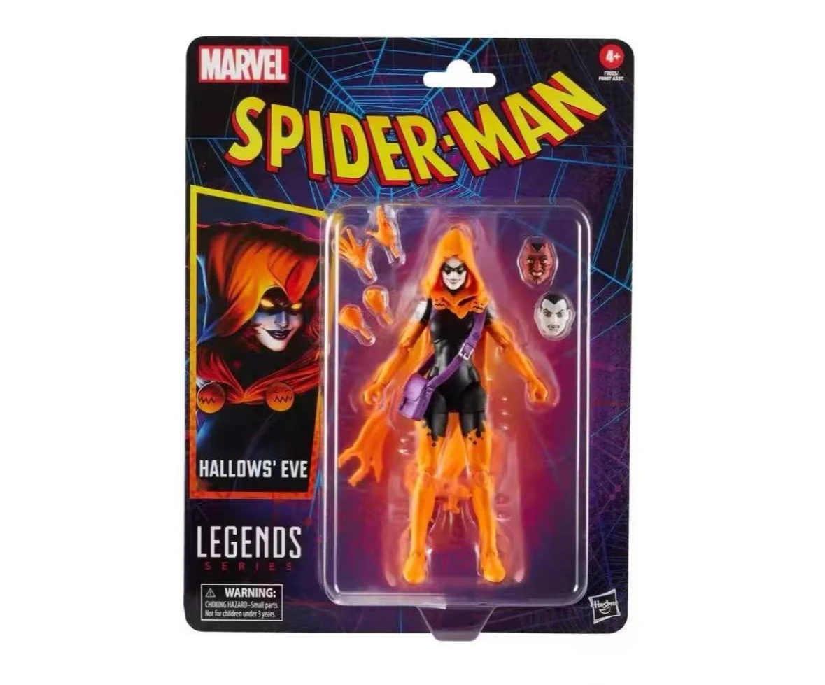 在庫あり ハスブロ マーベル レジェンド コミックス スパイダーマン ハロウィン 女性ゴースト 6インチ アクション人形