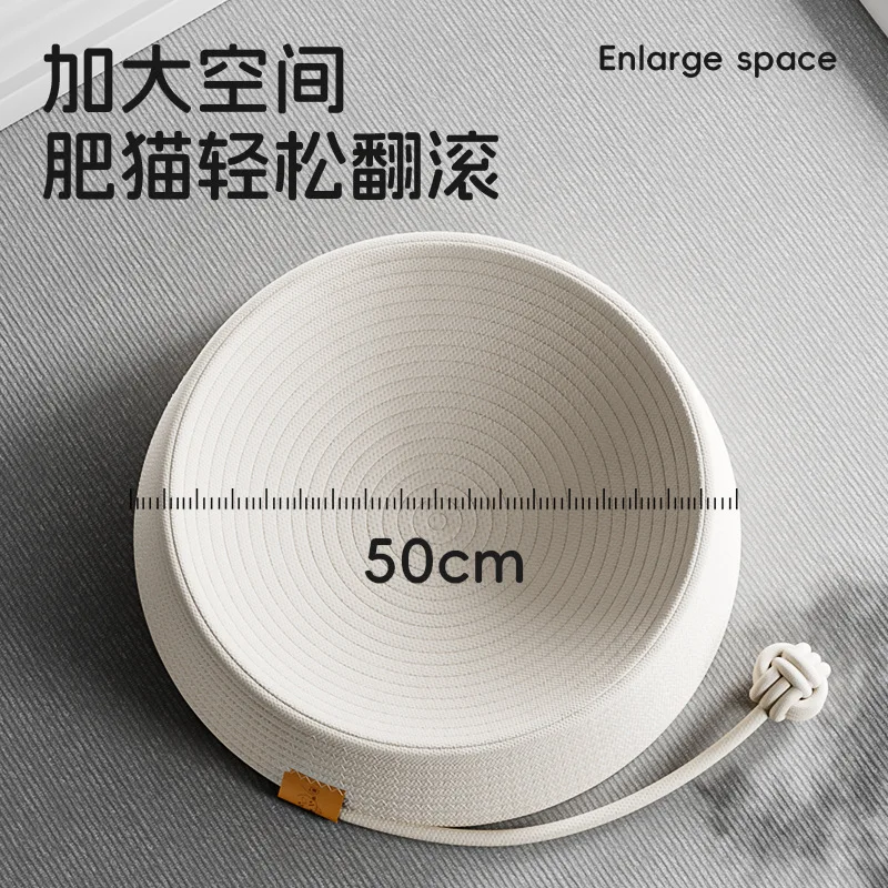 Verschleißfester, übergroßer, gewebter Katzenschlaf