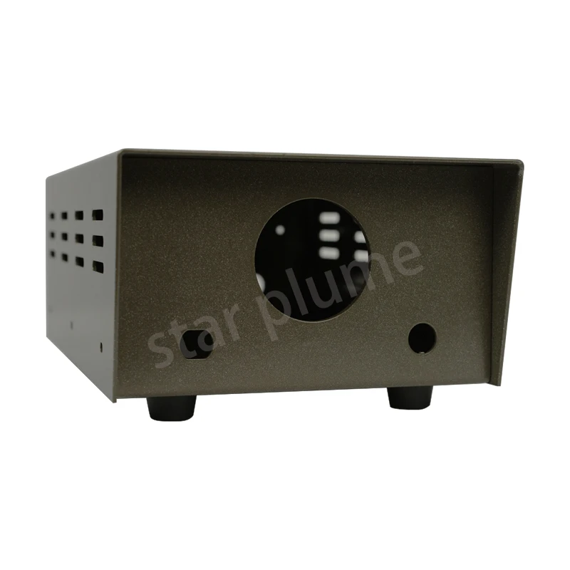 Ferro Aluminum Power Amplifier Case, Power Supply Chassis, Preamp Shell, DIY Box, Audio Acessórios, 154*250*100mm