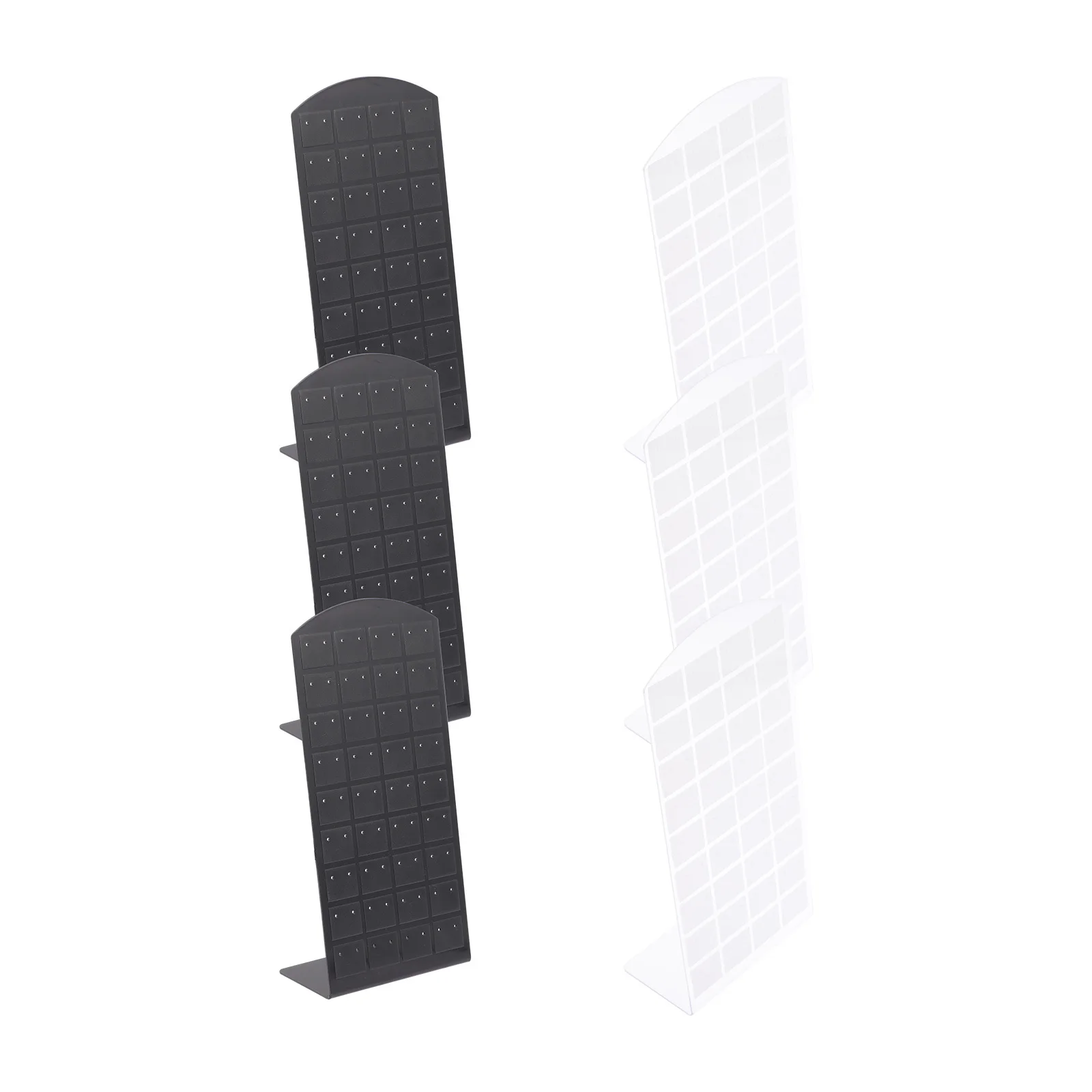 6pcs Acrylic Stud Rack Earring Display Holder Stand Jewelry Storage Organizer Display Stud Earring Holder Stand