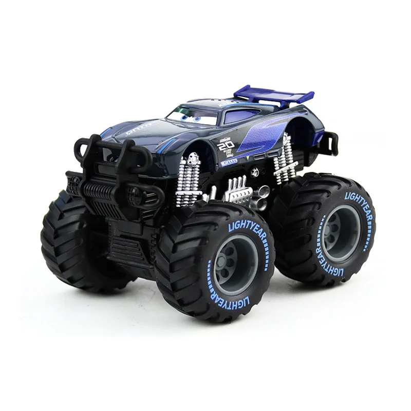 2025 Large Wheel Pixar Cars Toy Lightening McQueen Jackson Storm Mater Inertial Force Car Model Toy For Kid Birthday Gift