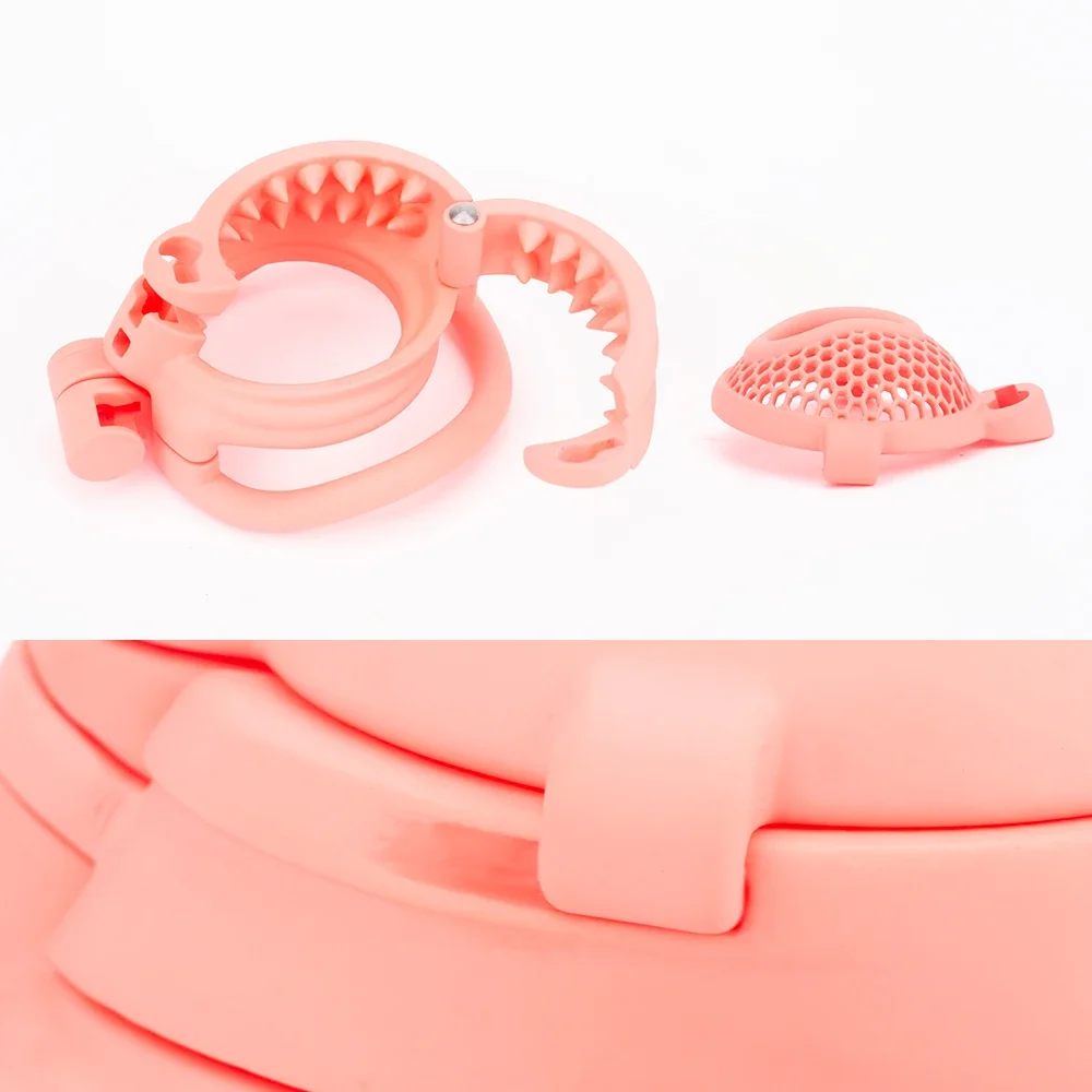 BDSM Sex Toy For Men Honeycomb Convenient Slide Chastity Cage Male Lightweight Spikes Cock Cage Penis Ring Chastity Trainer Belt