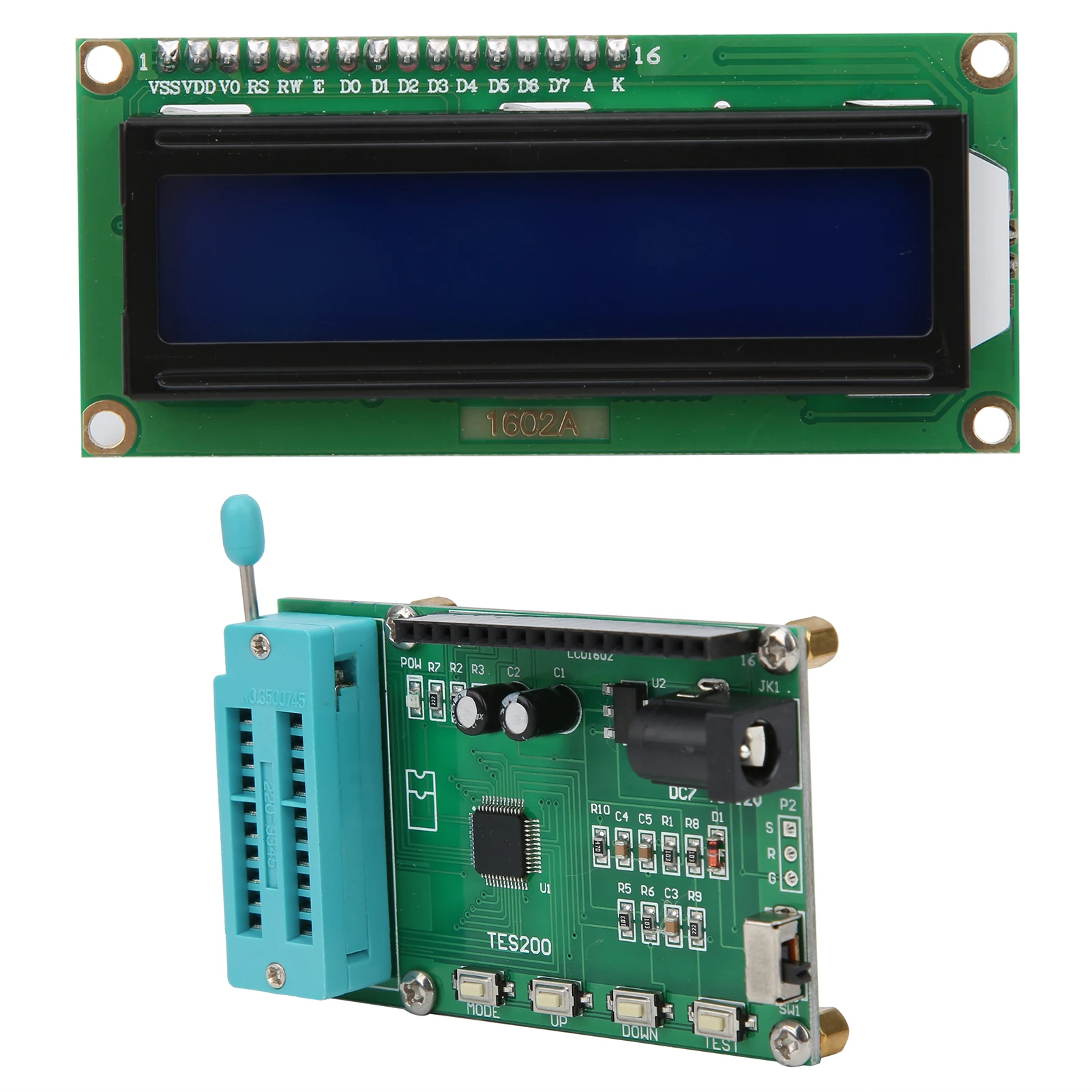المكونات الإلكترونية IC تستر الرقمية متر 74 40 45 سلسلة lC المنطق بوابة مكونات إلكترونية DC7-12 فولت IC تستر مقياس رقمي #5
