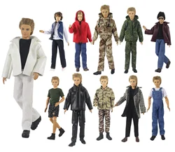 1 set poppenkleding Outfit Leren kleding voor 12 inch Ken Doll Veel stijl naar keuze # 01