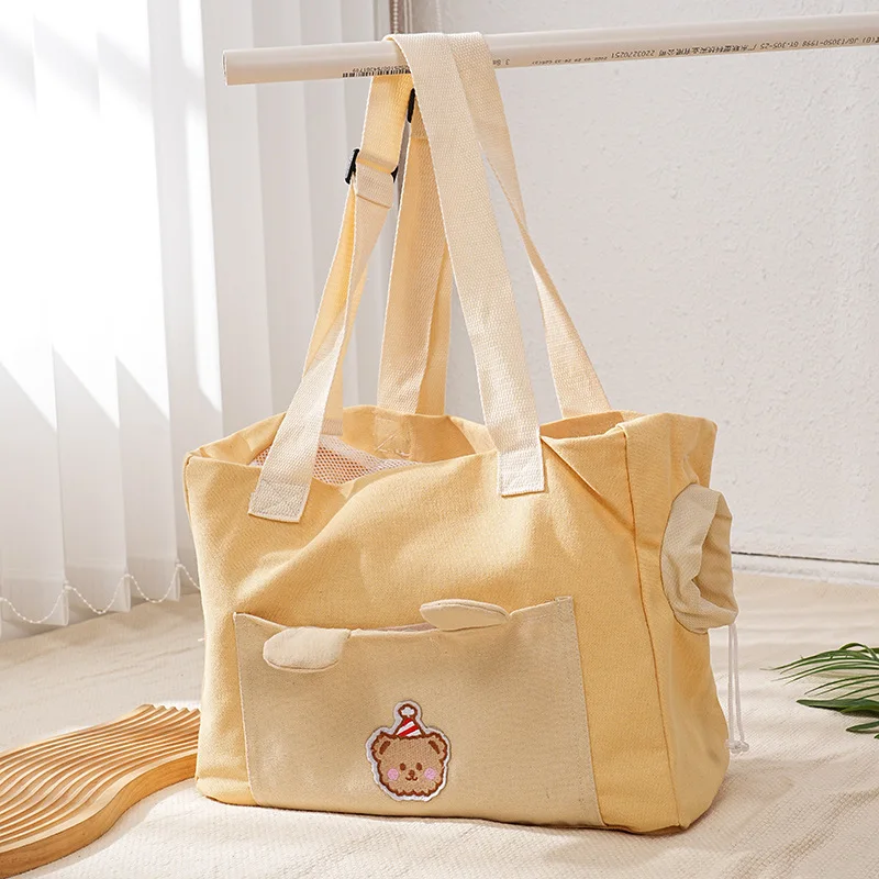 

Portable Cat Bag for Going Out, Lightweight and Large-capacity Crossbody Bag for Showing Off,and Handbag for Kittens and Puppies