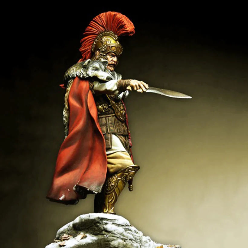 Resin Figure 1/24  ANCIENT STAND greek general  Model Unassambled Unpainted  Figure Building Kit