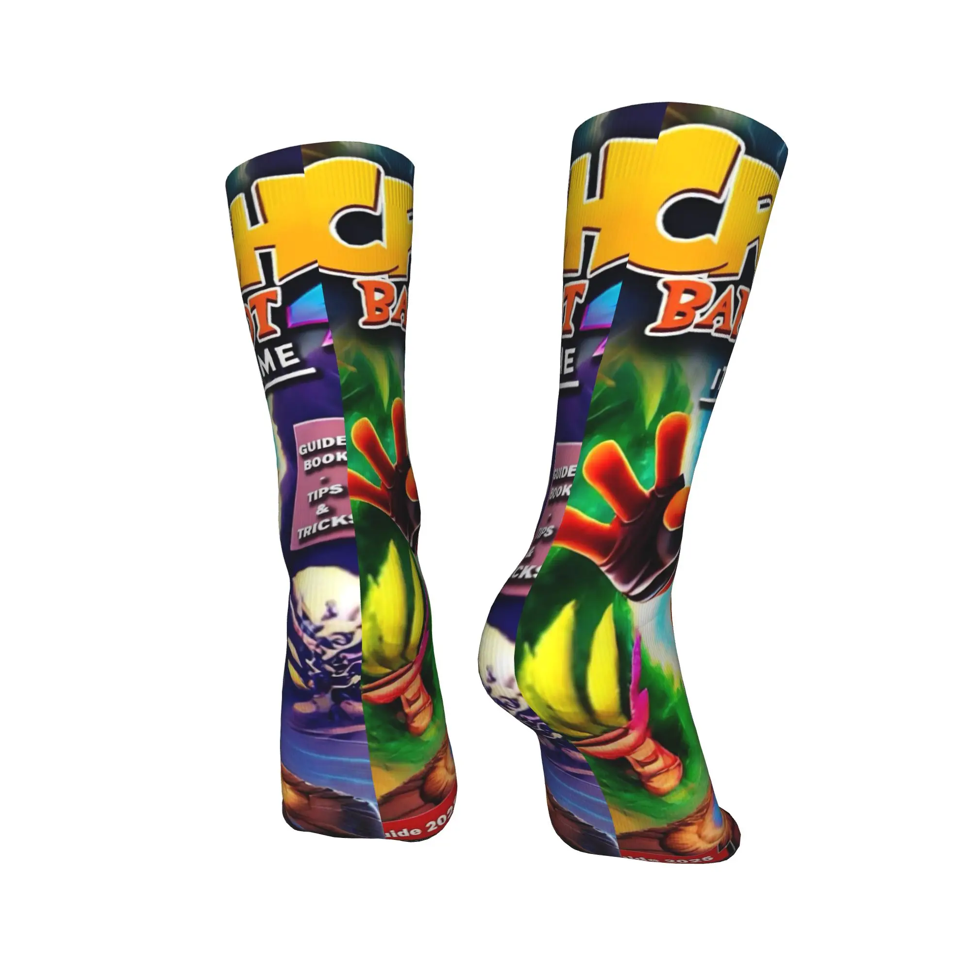 Crashs Bandicoots, чулки, носки для отдыха, теплые мягкие носки для пары, осенние нескользящие носки с принтом для занятий спортом на открытом воздухе, подарок