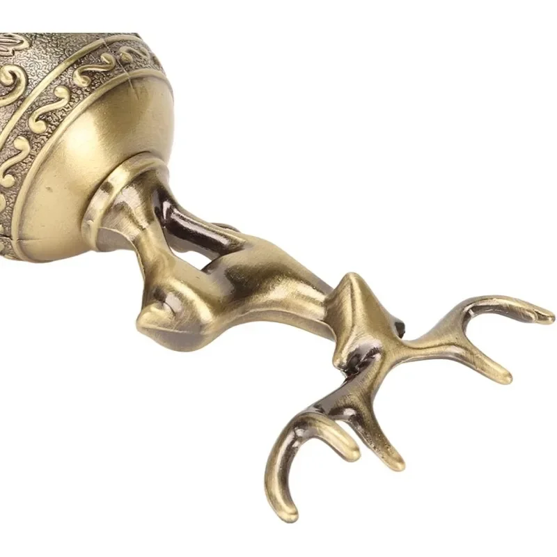 Kerincingan dekoratif sekolah kantin bel teh Retro proses elektroplating Alarm dekorasi pernikahan jam meja bel