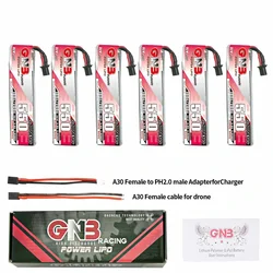 6 pz Gaoneng 3.8V 550mAh 100C 1S LiHV batteria A30 spina per Emax Tinyhawk S BetaFPV Beta75X