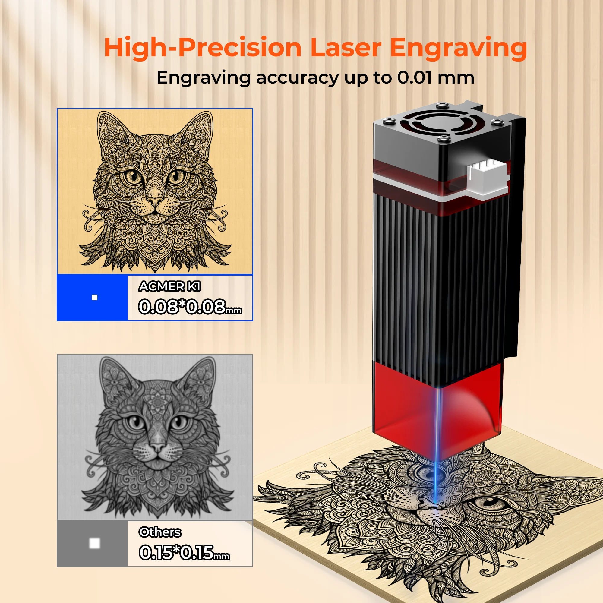 ACMER K1 Laser Engraver 0.01mm - Leatherwork Diy review and price