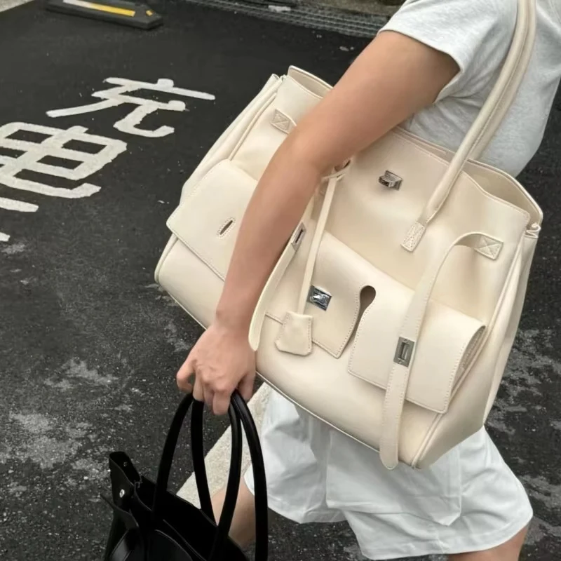 Luxe Merk Handtas Draagtas Voor Vrouwen Pu Lederen Schoudertas Tas Ontwerp Grote Capaciteit Bakken Top Handvat Hobo Shopper Tas