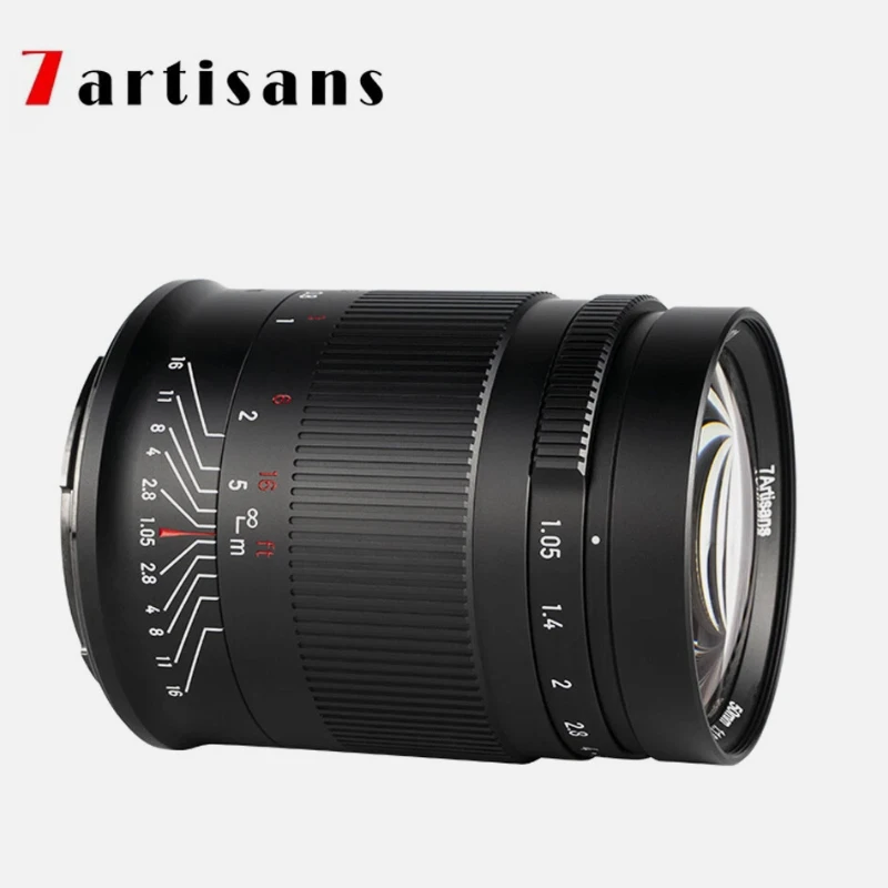 7artisans 50 مللي متر F1.05 FullFame عدسة كبيرة فتحة صورة عدسة لسوني E A7CR A72 A73 A7R3 A7S A7R4 A7R5 A9 A1