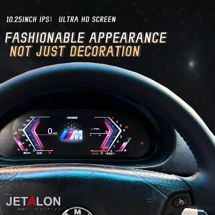 10.25inch Digital Instrument Cluster Display  For BMW E46 M3 X5 1998-2004 Speedometer Upgrade Dashboard Panel Virtual Cockpit