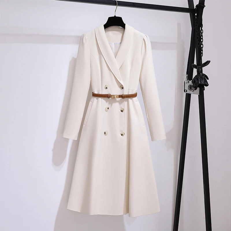 Luxury Suit Dress Female Autumn/Winter New Temperament Suit Jacket Professional Coat Hepburn Style Skirt