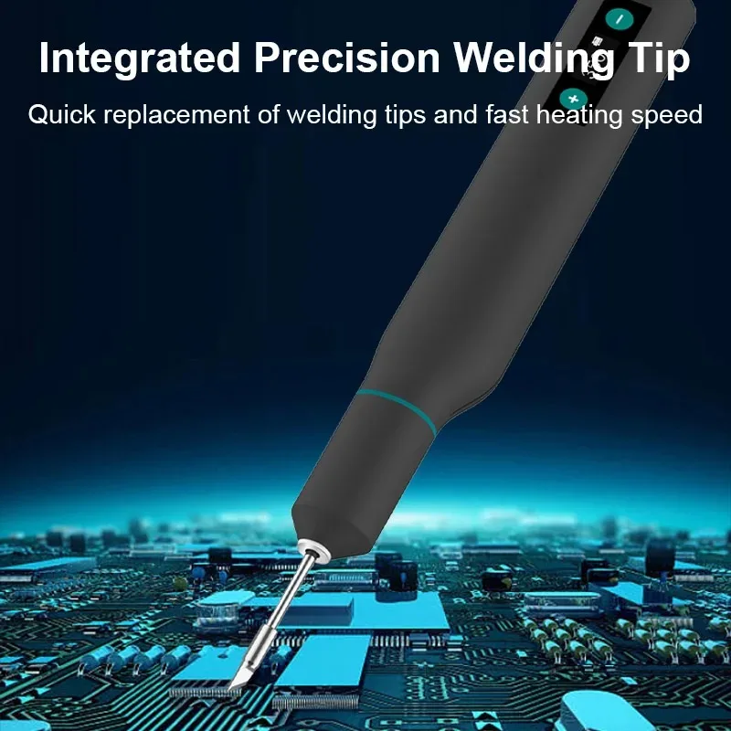 QUICK TS1 Professional Electric Soldering Iron Precision Smart Portable 100-420℃ OLCD Display  Integrated Repair Tool