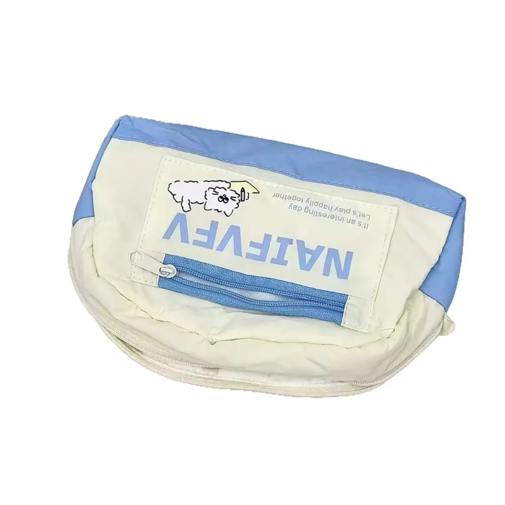 Gifts Cartoon Kitten Pencil Case Large Capacity Soft Pen Bag Stationery Storage Bags School Office Supplies