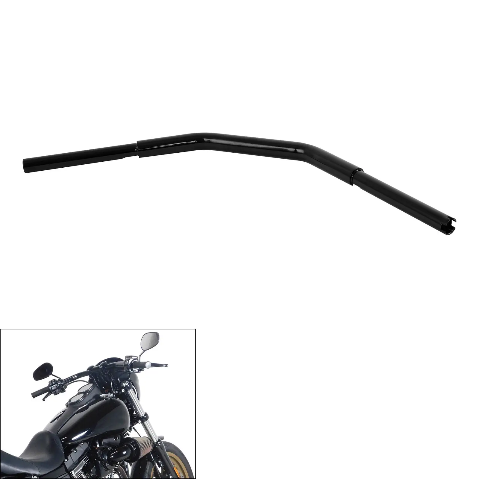 

1-1/4"Zero Drag Handlebar Handle Bar For Harley Softail Dyna TBW Motorcycle