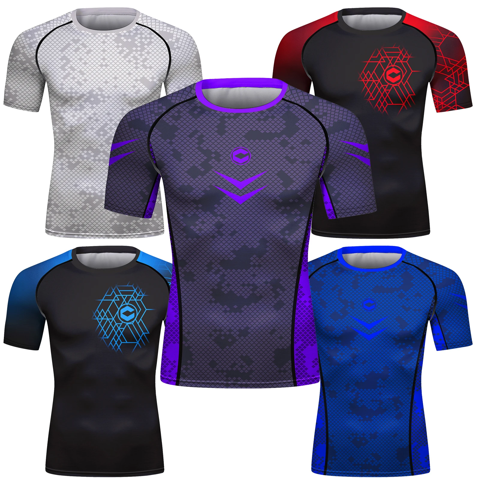 Custom Cody Lundin Short Sleeve Gym Bodybuilding Shirt Digital Printed Compression Jiu Jitsu bjj Rashguard MMA BJJ Clothes